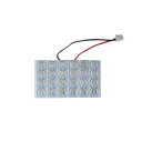 【メール便送料無料】 基盤ルームランプ 24連 FLUX 6×4 62mm×34mm ブルー/青基盤 LED 板LED プレート カーテシ ルームランプ 室内灯 車内灯 など 【LEDバルブ 電球 ライト ドレスアップ イルミネーション HID HIDフルキット HIDキット キセノン と相性抜群】