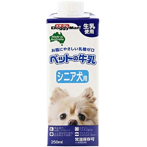 ドギーマンハヤシ 【セット販売】ペットの牛乳 シニア犬用 250ml×3コ その1