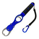 elfoLiz フィッシュグリップ 釣り 軽量 アルミ製 防錆 魚つかみ フィッシュキャッチャー 計量機能 カラビナロープ付き
