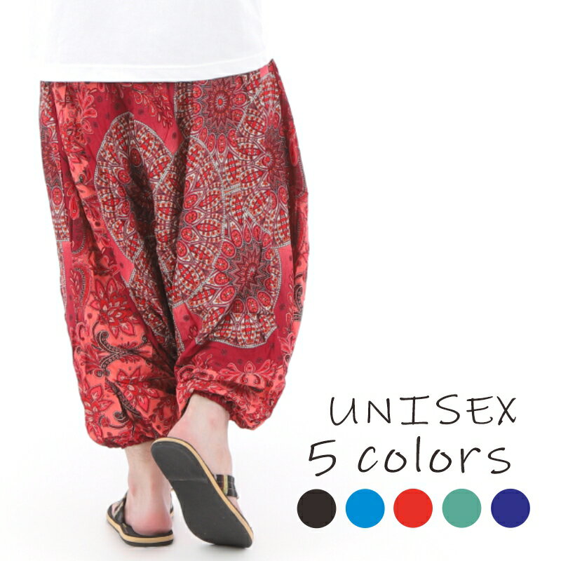 サルエルパンツ メンズ レディース アラジンパンツ レーヨン タイパンツ ユニセックス オールインワン PS-P1867 M