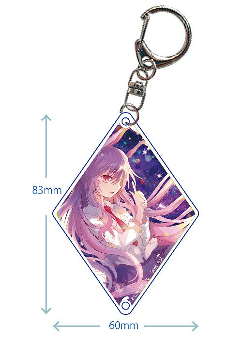 東方アクリルキーホルダー うどんげ(カズ1-6)202209　-悶KID- 東方projectキーホルダー