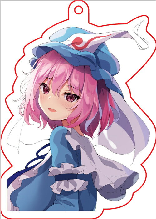 東方projectキーホルダー 東方project「西行寺 幽々子10-2」アクリルキーホルダー -ぱいそんきっど- 東方キーホルダー