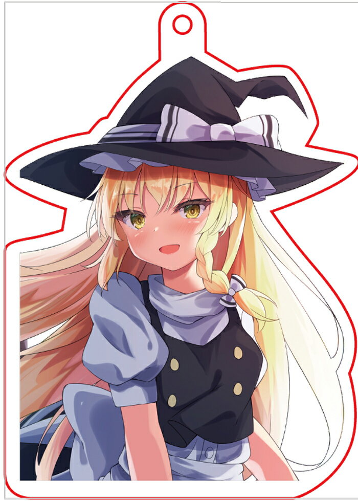 東方projectキーホルダー 東方project「霧雨 魔理沙10-3」アクリルキーホルダー　-ぱいそんきっど- 東方キーホルダー