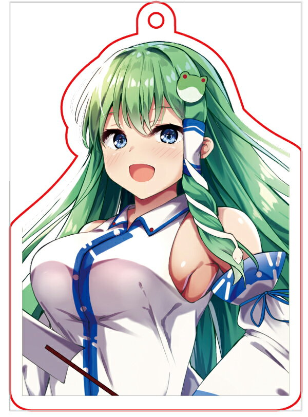 東方project「東風谷 早苗10-5」アクリルキーホルダー -ぱいそんきっど- 東方キーホルダー