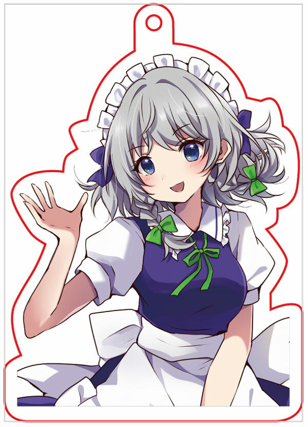 乐天商城 - 東方project「十六夜 咲夜11-2」アクリルキーホルダー　-ぱいそんきっど- 東方キーホルダー