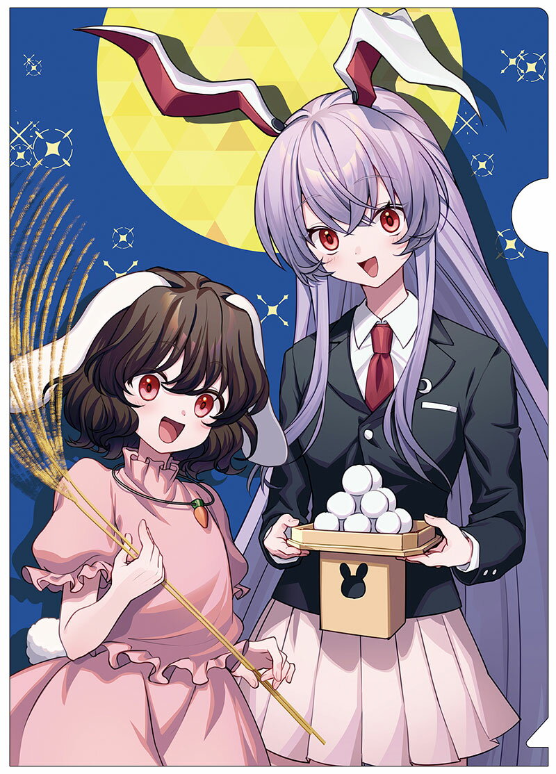 東方クリアファイル うどんげ＆てゐ1　-AbsoluteZero- 東方Projectクリアファイル