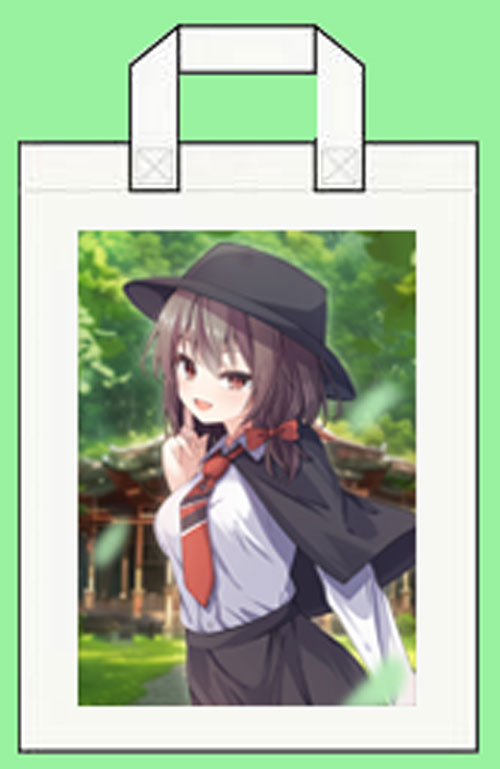 東方project「宇佐見蓮子13-1」トートバッグ　-ぱいそんきっど-