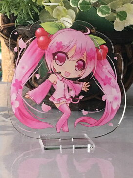 ボーカロイド 2.5次元アクリルフィギュアぷち桜ミク　-悶KID-