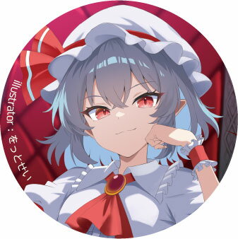 東方Project 缶バッジ レミリア・スカーレットw-1