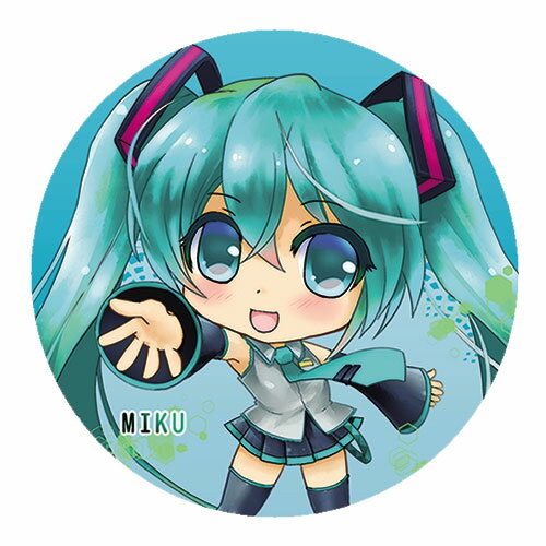 樂天商城 - すなめりドリル缶バッジ(七瀬尚) ちびミク　-悶KID-