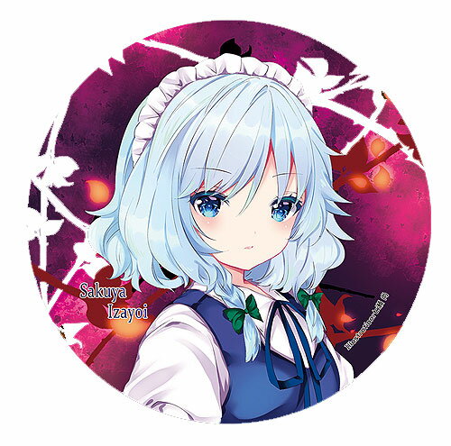東方project缶バッジ すなめりドリル缶バッジ(七瀬) 咲夜20-03 -悶KID- 東方缶バッジ