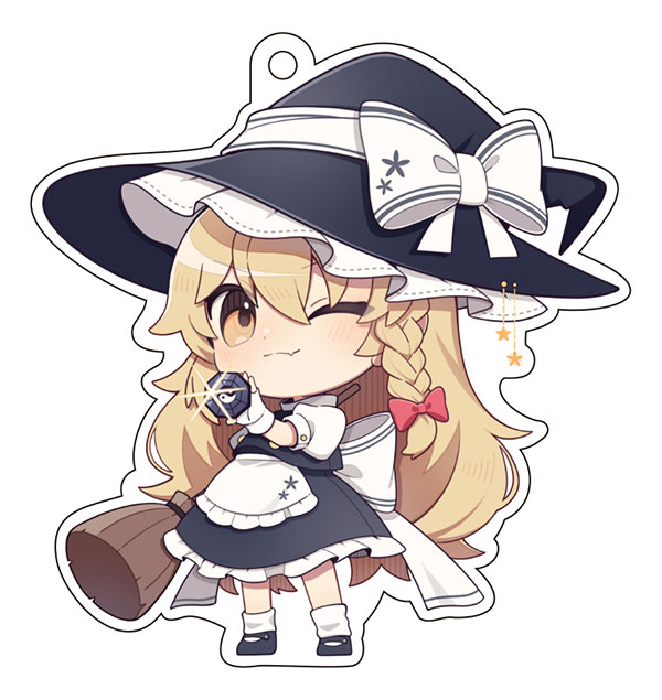 東方アクリルキーホルダー第35弾「魔理沙」　-逸遊団- 東方Projectキーホルダー