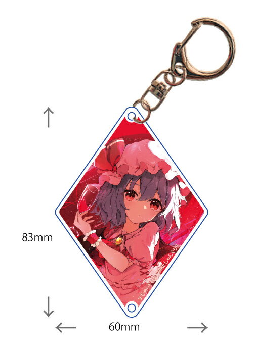 東方アクリルキーホルダー レミリア(しゃんぐりら第1弾)202511　-悶KID- 東方Projectキーホルダー