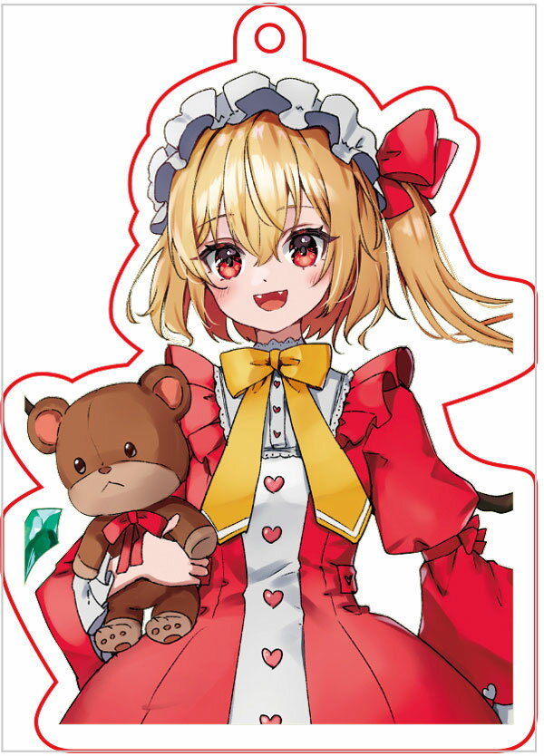 東方project「フランドールスカーレット12-5」アクリルキーホルダー　-ぱいそんきっど- 東方Projectキーホルダー
