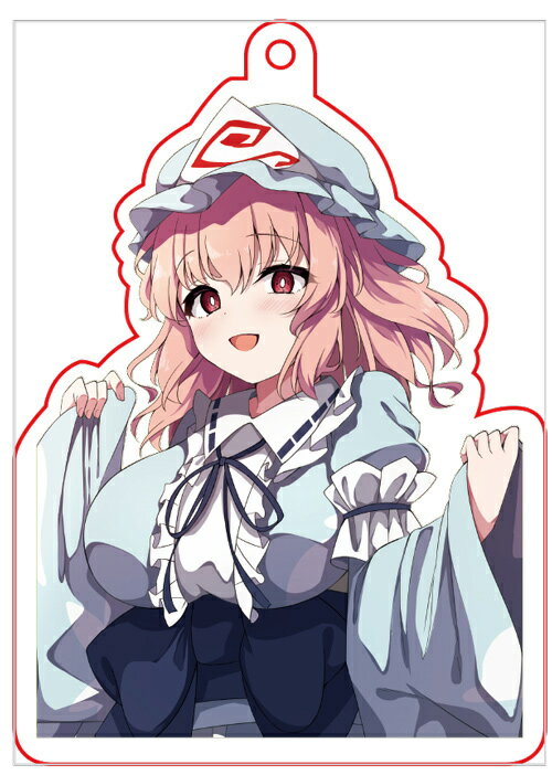 乐天商城 - 東方project「西行寺幽々子13-2」アクリルキーホルダー　-ぱいそんきっど- 東方キーホルダー