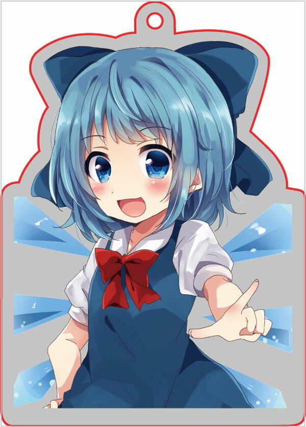 乐天商城 - 東方projectキーホルダー 東方project「チルノ5」アクリルキーホルダー　-ぱいそんきっど- 東方キーホルダー