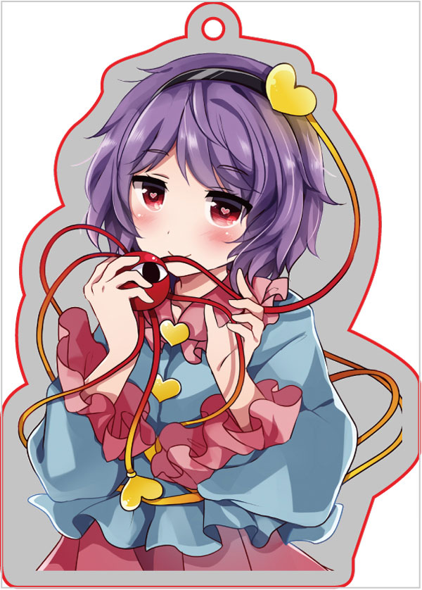 東方projectキーホルダー 東方project「古明地 さとり4」アクリルキーホルダー -ぱいそんきっど- 東方キーホルダー