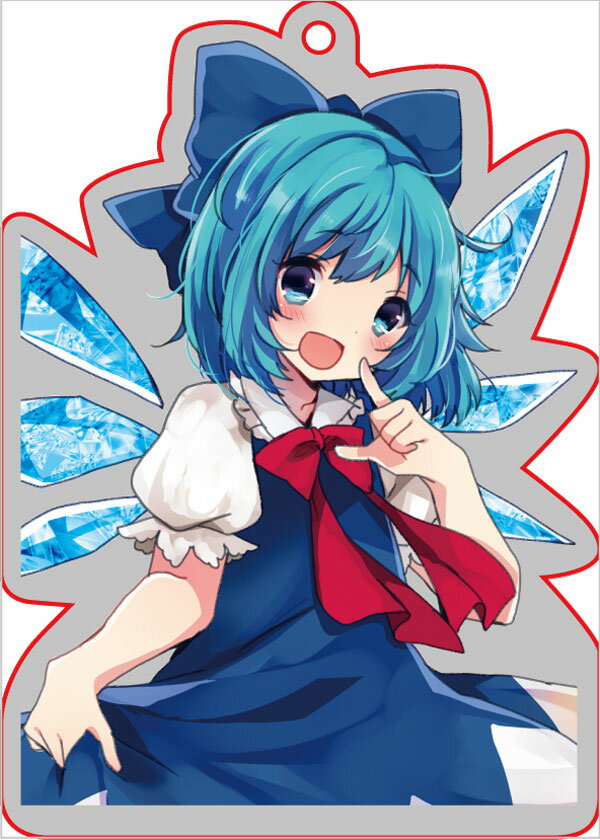乐天商城 - 東方projectキーホルダー 東方project「チルノ6」アクリルキーホルダー　-ぱいそんきっど- 東方キーホルダー