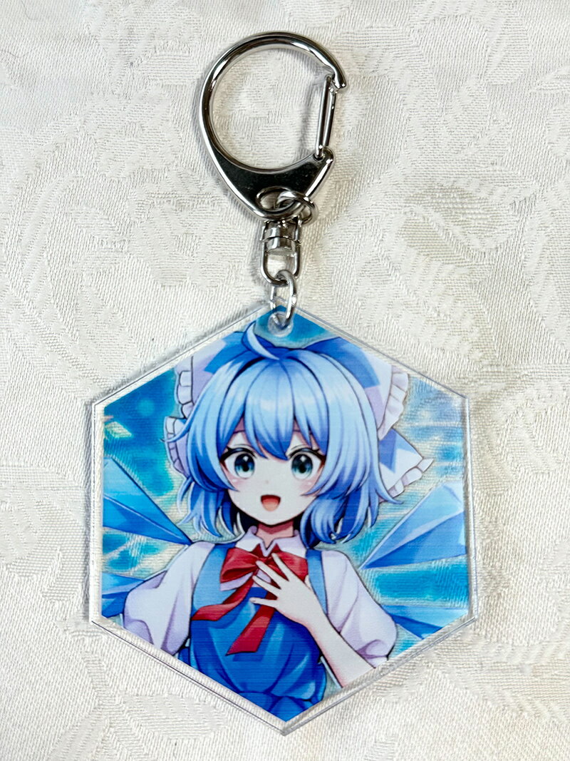 乐天商城 - 東方projectアクリルキーホルダー「チルノ」　-きっどているず- 東方キーホルダー