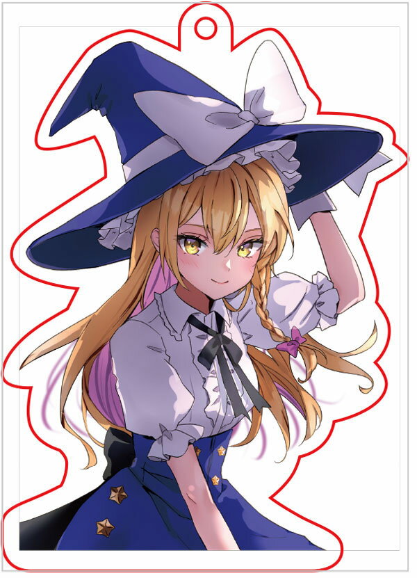 東方project「霧雨魔理沙12-2」アクリルキーホルダー　-ぱいそんきっど- 東方キーホルダー