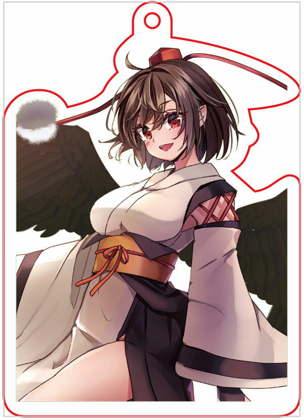 東方project「射命丸文12-3」アクリルキーホルダー -ぱいそんきっど-