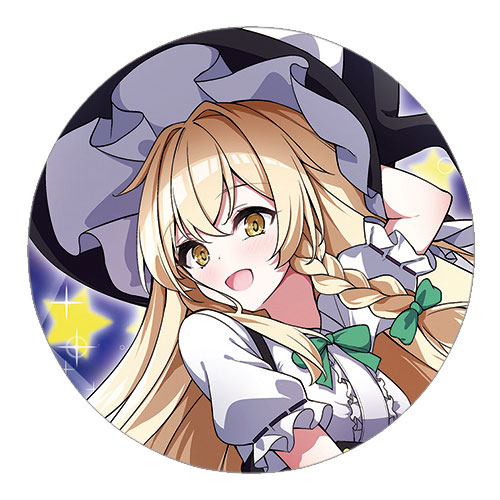 楽天市場】東方project 霧雨魔理沙 缶バッジの通販