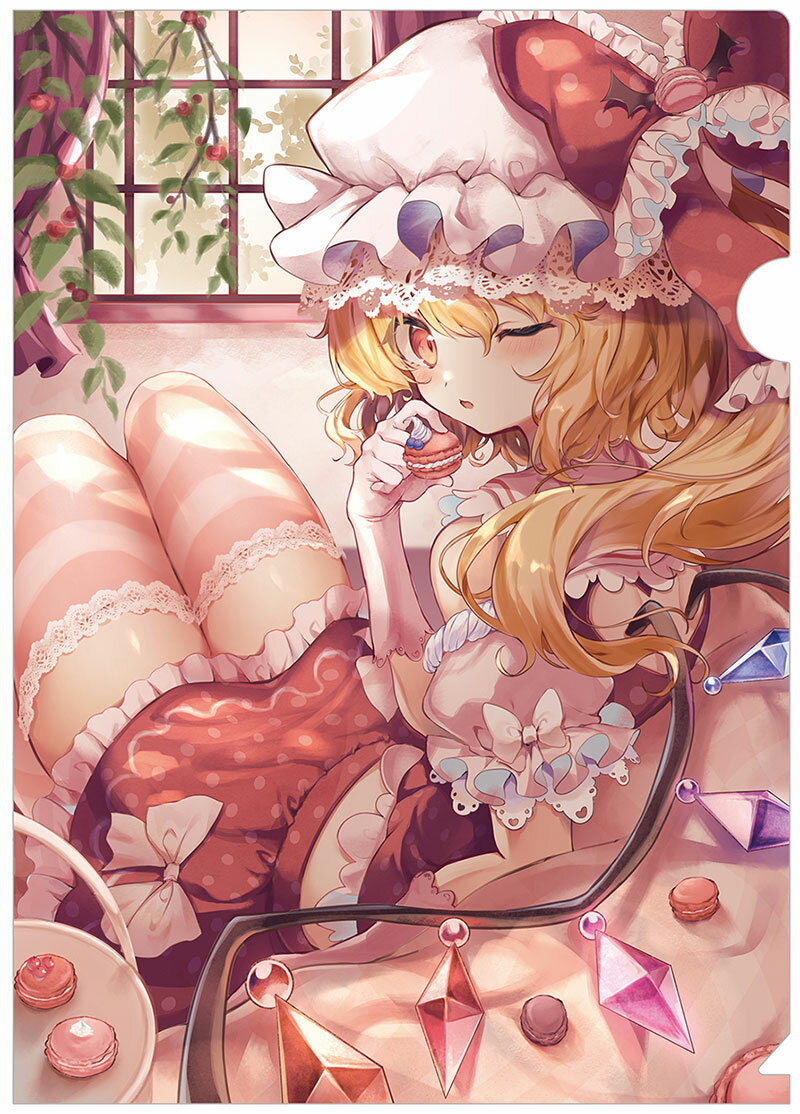 乐天商城 - 東方Projectクリアファイル すなめりドリルクリアファイル フラン(sekisei)202310　-悶KID- 東方クリアファイル