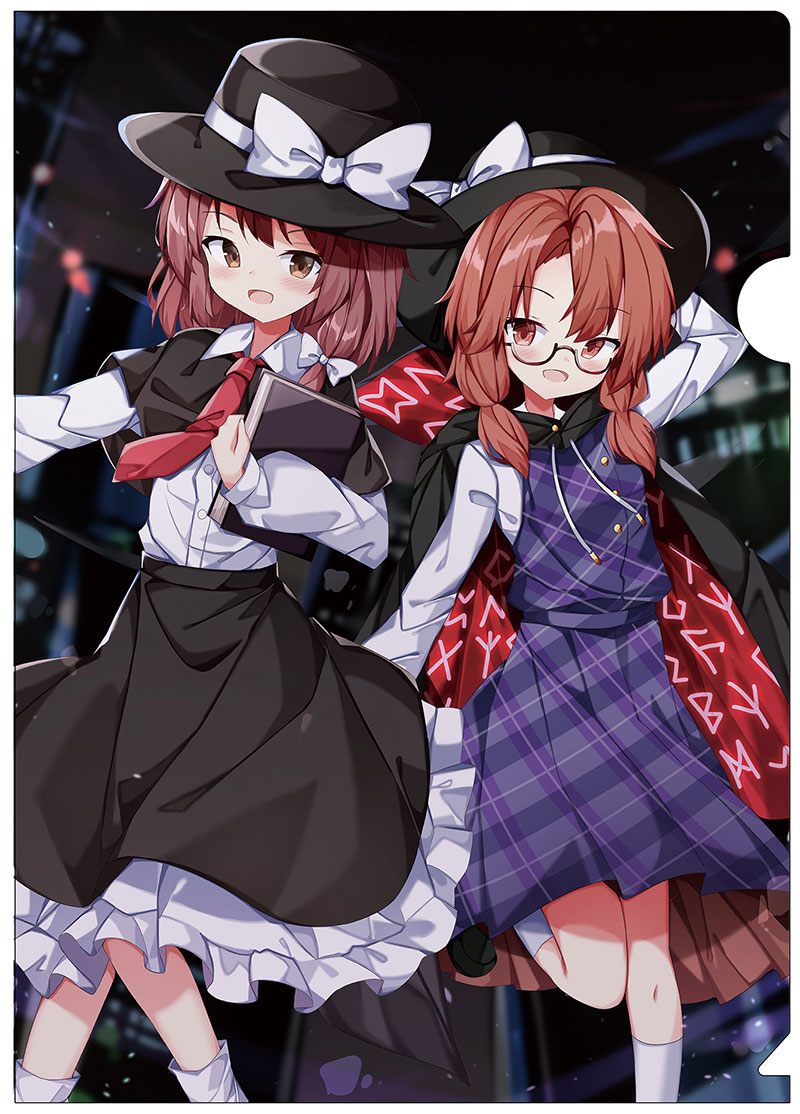 東方Projectクリアファイル 東方クリアファイル 宇佐見蓮子＆董子5　-AbsoluteZero- 東方クリアファイル