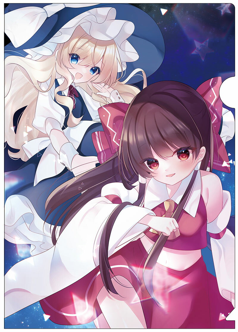 東方Projectクリアファイル 東方クリアファイル 霊夢＆魔理沙6- -AbsoluteZero- 東方クリアファイル