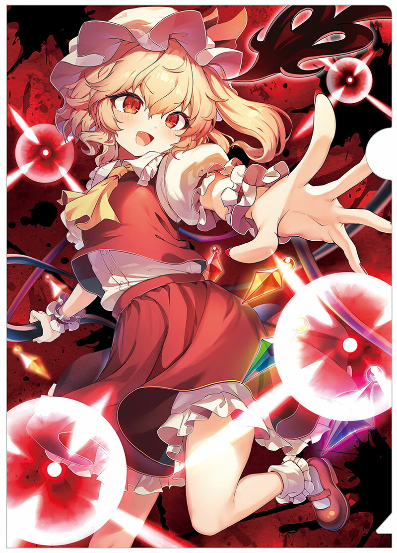 樂天商城 - 東方クリアファイル すなめりドリルクリアファイル フランドール(sekisei)202404　-悶KID- 東方Projectクリアファイル