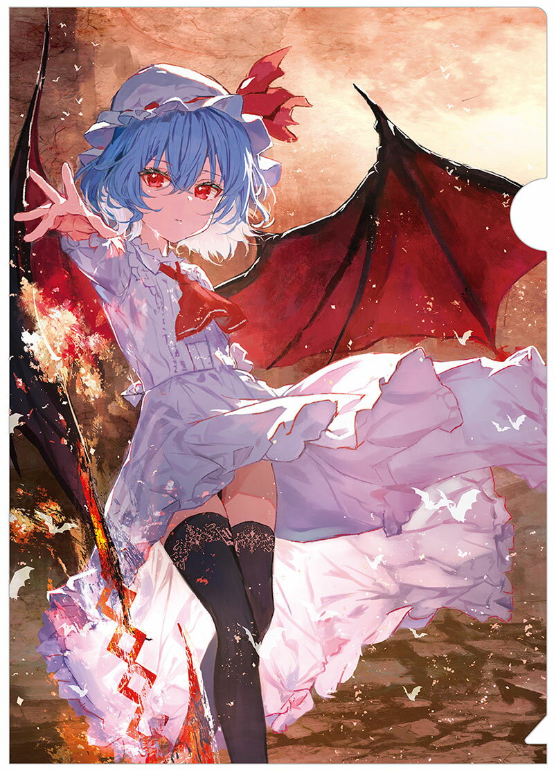 乐天商城 - 東方クリアファイル すなめりドリルクリアファイル レミリア(あきふゆ)202405　-悶KID- 東方Projectクリアファイル