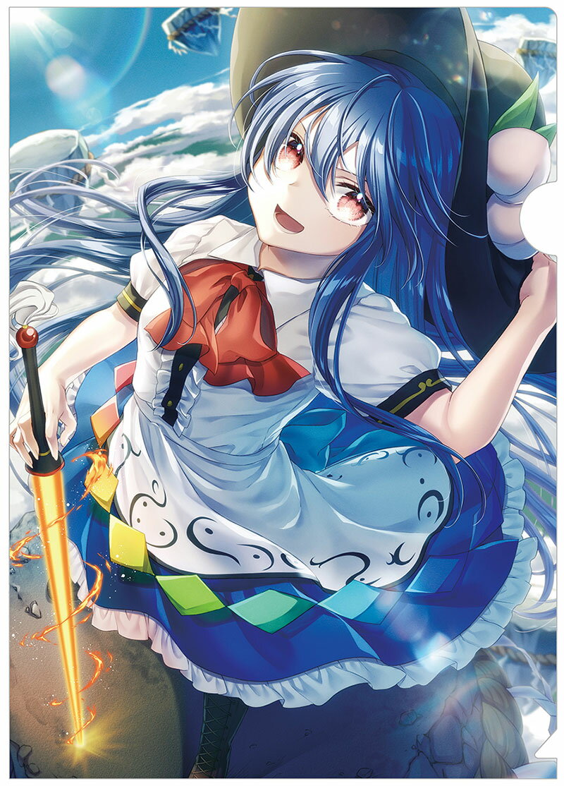 乐天商城 - 東方クリアファイル すなめりドリルクリアファイル 天子(ある都)202405　-悶KID- 東方Projectクリアファイル