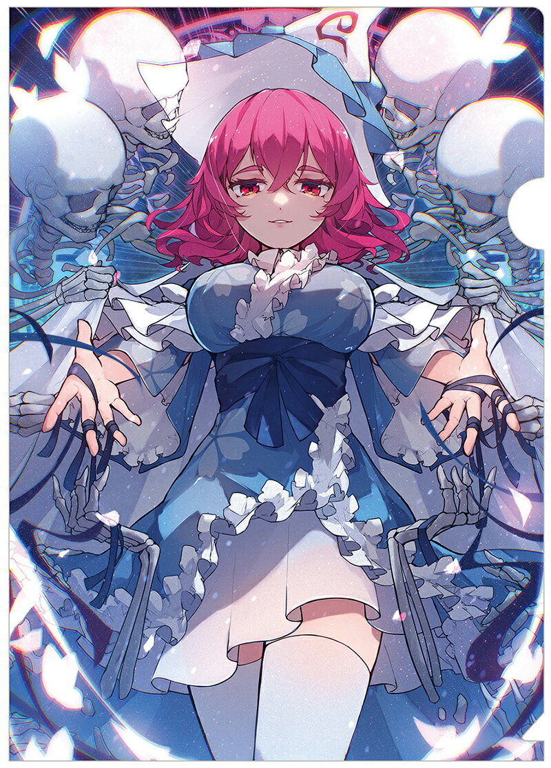 乐天商城 - 東方クリアファイル すなめりドリルクリアファイル 幽々子(cheeseroll)202511　-悶KID- 東方Projectクリアファイル