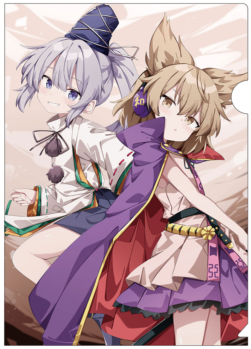 東方クリアファイル 豊聡耳神子＆物部布都5　-AbsoluteZero- 東方Projectクリアファイル