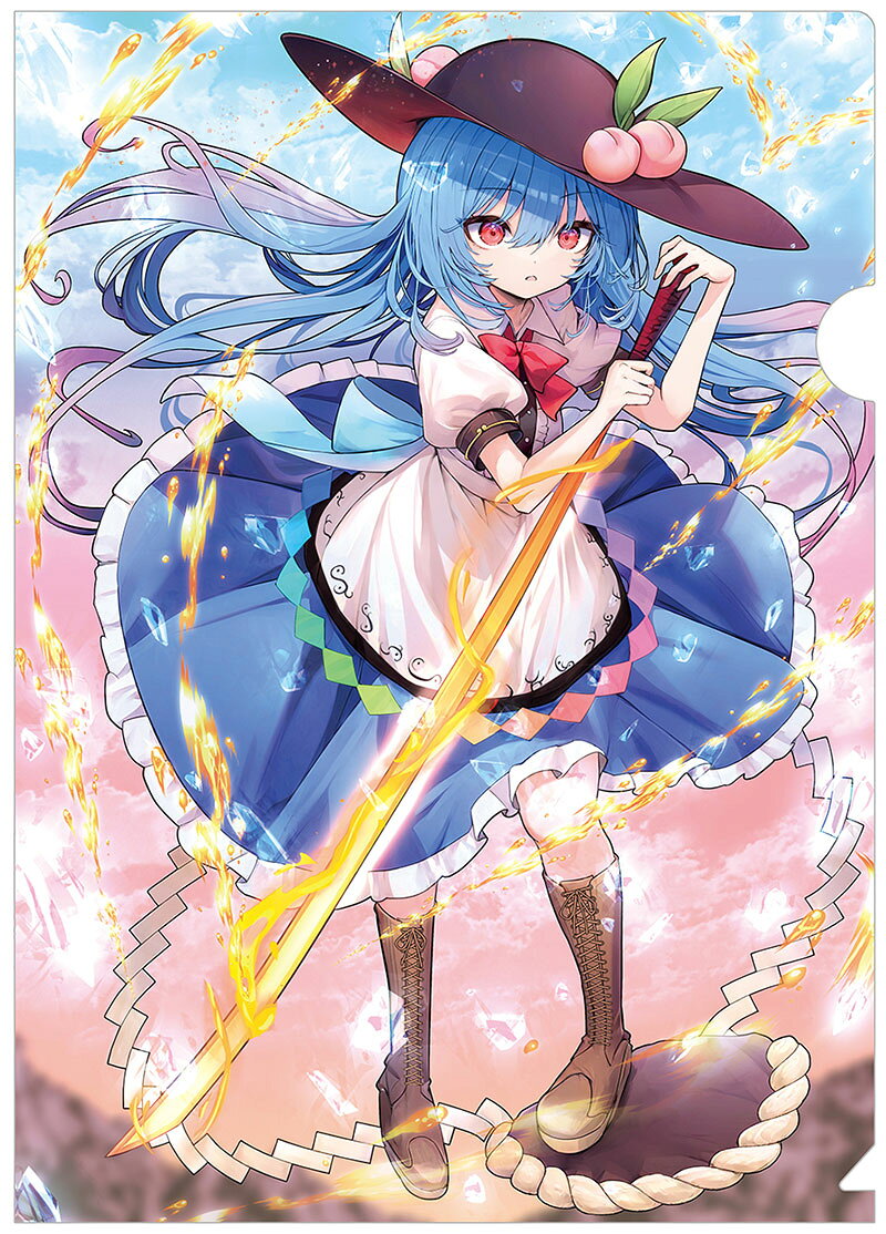 東方Projecクリアファイル すなめりドリルクリアファイル 天子(満丸)202603　-悶KID- 東方クリアファイル