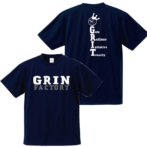 バスケ Tシャツ (半袖)「GRIT(やり抜く...の紹介画像2