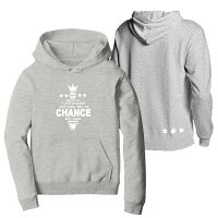 ミニバススウェットライトパーカー「CHANCE」(120-150)ジュニアサイズバスケットボール