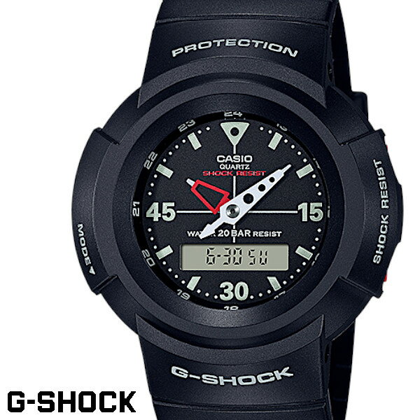 CASIO カシオ G-SHOCK Gショック AW-500E-1E メンズ 腕時計 アナログ デジタル ブラック