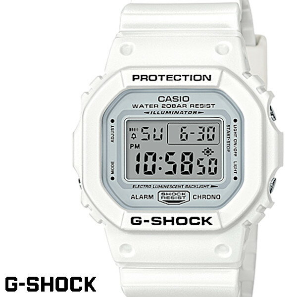 【送料無料 あす楽対応】G-SHOCK ジーショック 腕時計 並行輸入品 メンズ men's レディース Ladies デジタル DW-5600MW-7 マリンホワイト