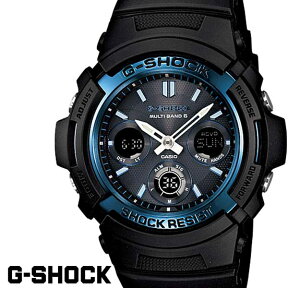 G-SHOCK ジーショック gーshock 腕時計アナデジ ソーラー 電波 ブラック ブルー AWG-M100A-1A G−SHOCK gshock g−shock CASIO カシオ うでどけい ソーラー電波