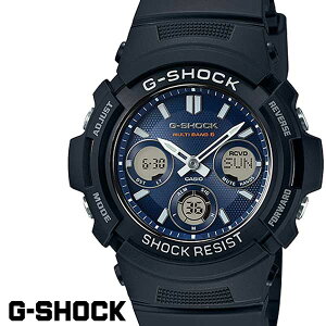 CASIO G-SHOCK ジーショック 電波ソーラー 黒 ブラック デジタル アナログ ブランド メンズ 腕時計 AWG-M100SB-2A G−SHOCK