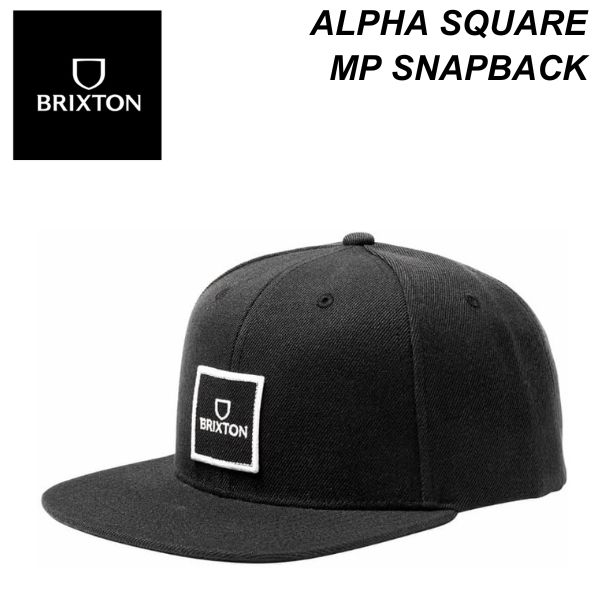 ブリクストン  帽子 メンズ BRIXTON ブリクストン ALPHA SQUARE MP SNAPBACK 11199 キャップ 帽子 メンズ レディース おしゃれ ウール