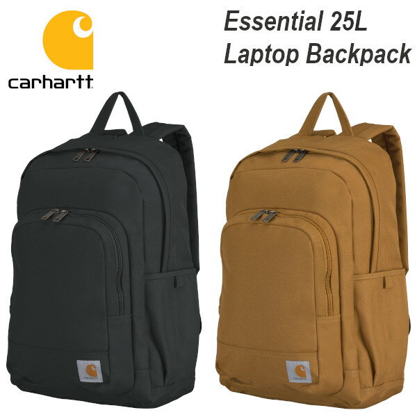 Carhartt Essential 25L Laptop カーハート バックパック リュック ラップトップ ブラック ブラウン 通勤 通学 メンズ レディース 女子 おしゃれ 正規品