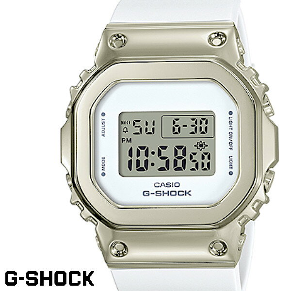 G-SHOCK ジーショック 腕時計 うでどけい メンズ men's レディース ladie's GM-S5600G-7 デジタル ホワイト ゴールド メタル ユニセックス