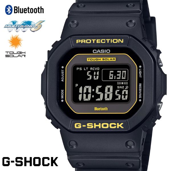 G-SHOCK ジーショック 腕時計 うでどけい メンズ men 039 s レディース Ladies Bluetooth GW-B5600CY-1 ブラック イエロー