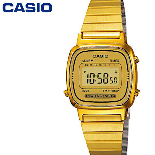 【送料無料】CASIO チープカシオ STANDARD スタンダード デジタル 腕時計 LA670WGA-9 ゴールド
