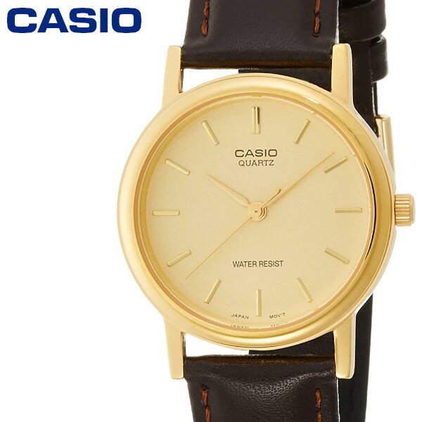 【送料無料】CASIO チープカシオ STANDARD スタンダード 腕時計 MTP-1095Q-9A ゴールド【追跡可能メール便】