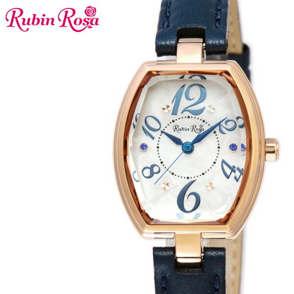 ルビンローザ ソーラー腕時計 レディース 【Rubin Rosa】ルビンローザ 腕時計 ソーラー レディース R018PWHBL ホワイト ブルー レザーベルト プレゼント 贈り物 おしゃれ【あす楽】