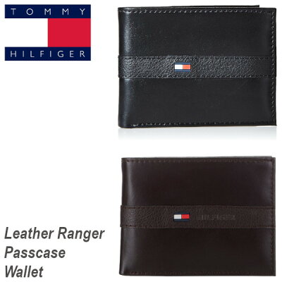 TOMMY HILFIGER トミー ヒルフィガー Leather Ranger Passcase Wallet 財布 パスケース ウォレット レザー 31TL22X062