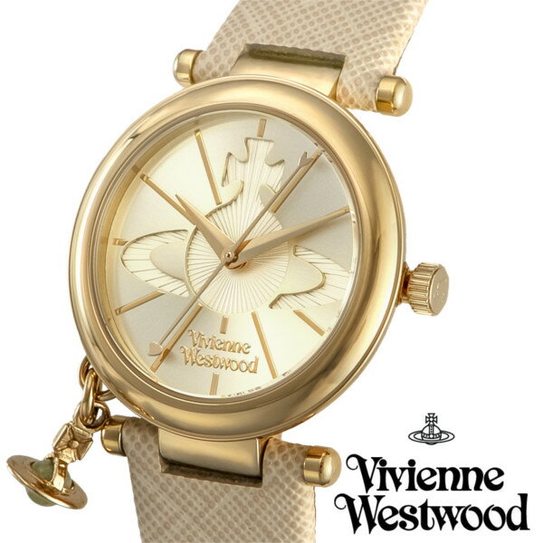 【送料無料】ヴィヴィアンウエストウッド 腕時計 オーブチャーム付き ORB POP オーブ ブランド レディース VV006GDCM ゴールド
